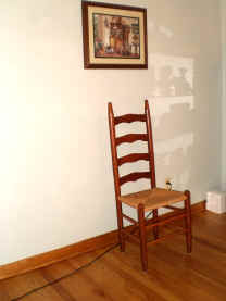 Ladder Back Chair W Wicker Seat.jpg (60398 bytes)