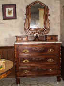 Antique Wishbone Dresser with Marble top.jpg (61249 bytes)